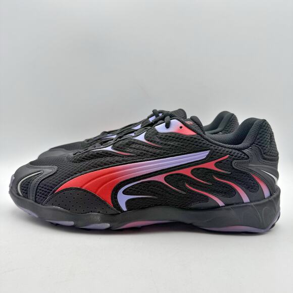 PUMA Mens Inhale Sneakers US 12 EU 46 Black Red Athletic Shoes NIB - Picture 8 of 12